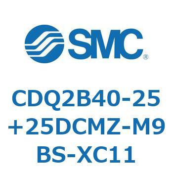 CDQ2B40-25+25DCMZ-M9BS-XC11 ���`�V�����_ CDQ2B40-25 SMC 52363087