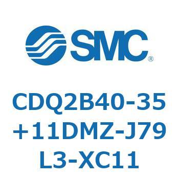 薄形シリンダ CDQ2B40-35 SMC