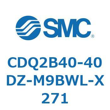 薄形シリンダ CDQ2B40-40 SMC