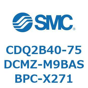 薄形シリンダ CDQ2B40-75 SMC