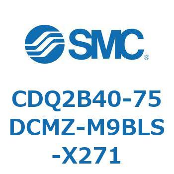 薄形シリンダ CDQ2B40-75 SMC