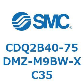薄形シリンダ CDQ2B40-75 SMC