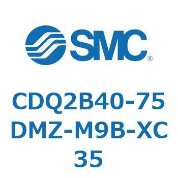 薄形シリンダ CDQ2B40-75 SMC