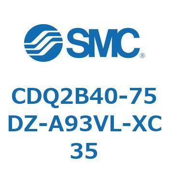 薄形シリンダ CDQ2B40-75 SMC