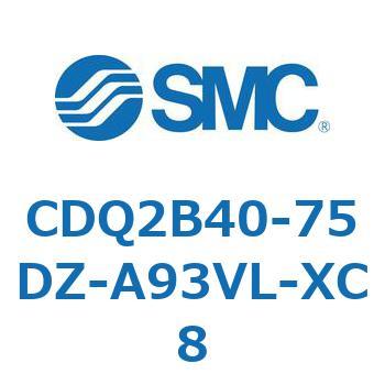 薄形シリンダ CDQ2B40-75 SMC