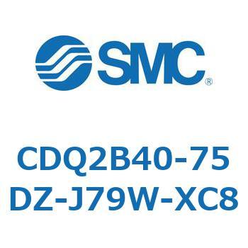 薄形シリンダ CDQ2B40-75 SMC