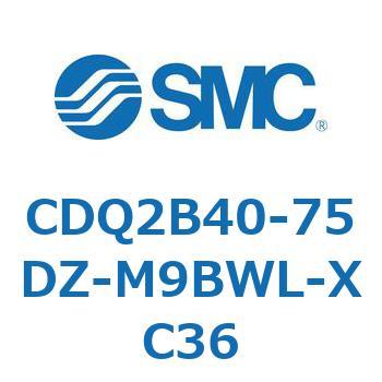 薄形シリンダ CDQ2B40-75 SMC