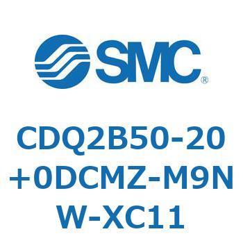 薄形シリンダ CDQ2B50-20 - SMC