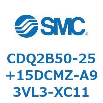 薄形シリンダ CDQ2B50-25 SMC