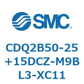 薄形シリンダ CDQ2B50-25 SMC