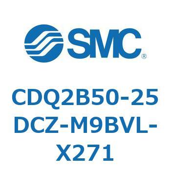 薄形シリンダ CDQ2B50-25 SMC