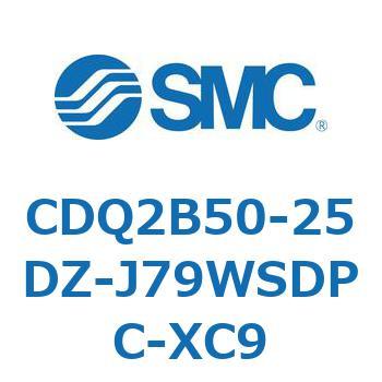 薄形シリンダ CDQ2B50-25 SMC