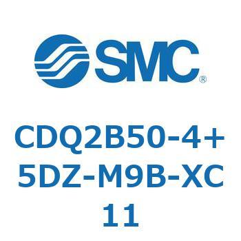 CDQ2B50-4+5DZ-M9B-XC11 薄形シリンダ CDQ2B50-4 SMC 複動片ロッド