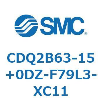 薄形シリンダ CDQ2B63-15 - SMC