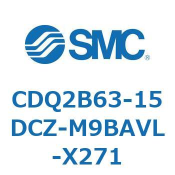 薄形シリンダ CDQ2B63-15 SMC