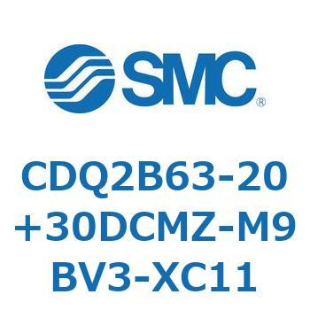 薄形シリンダ CDQ2B63-20 SMC