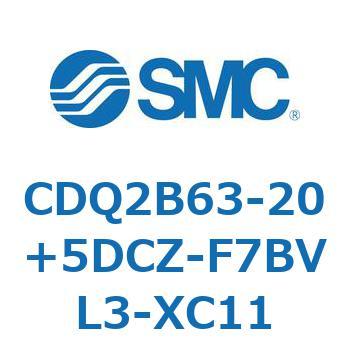 薄形シリンダ CDQ2B63-20 SMC
