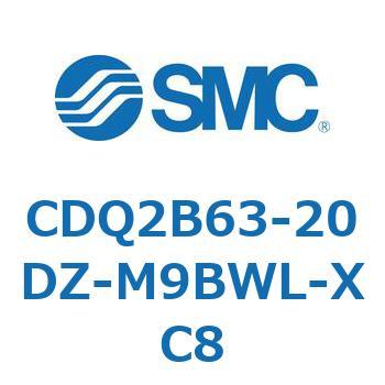 薄形シリンダ CDQ2B63-20 SMC