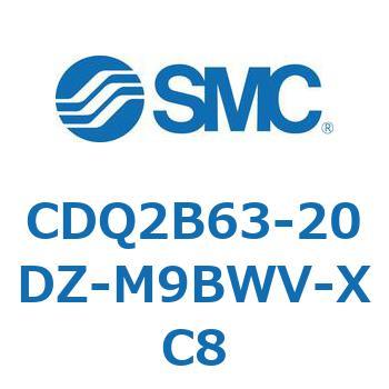 薄形シリンダ CDQ2B63-20 SMC