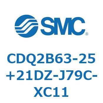 薄形シリンダ CDQ2B63-25 SMC