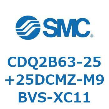 薄形シリンダ CDQ2B63-25 SMC