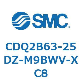 薄形シリンダ CDQ2B63-25 SMC