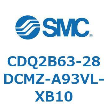 薄形シリンダ CDQ2B63-28 - SMC