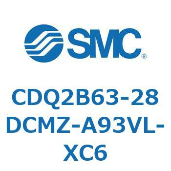 薄形シリンダ CDQ2B63-28 - SMC