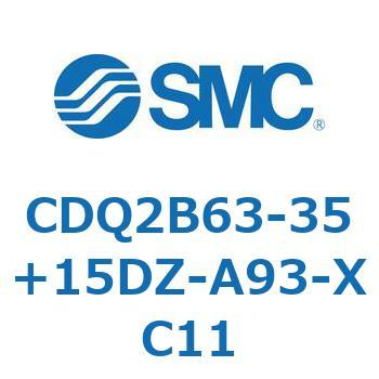 薄形シリンダ CDQ2B63-35 SMC