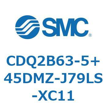 薄形シリンダ CDQ2B63-5 SMC