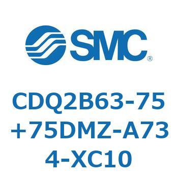 CDQ2B63-75+75DMZ-A734-XC10 ���`�V�����_ CDQ2B63-75 SMC 52455365