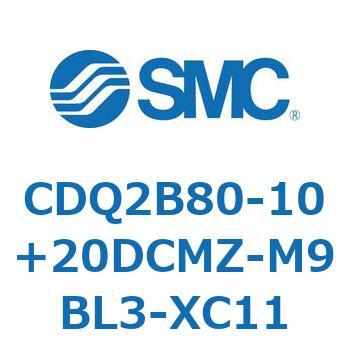薄形シリンダ CDQ2B80-10 SMC