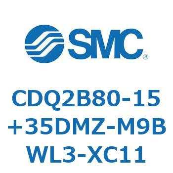 薄形シリンダ CDQ2B80-15 SMC