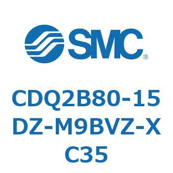 薄形シリンダ CDQ2B80-15 SMC