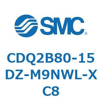 薄形シリンダ CDQ2B80-15 SMC