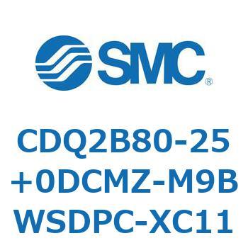 薄形シリンダ CDQ2B80-25 SMC