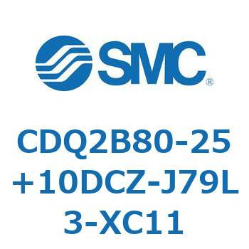 薄形シリンダ CDQ2B80-25 SMC