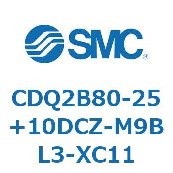 薄形シリンダ CDQ2B80-25 SMC