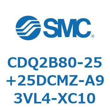 薄形シリンダ CDQ2B80-25 SMC