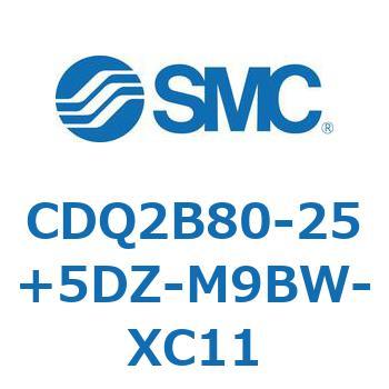 薄形シリンダ CDQ2B80-25 SMC
