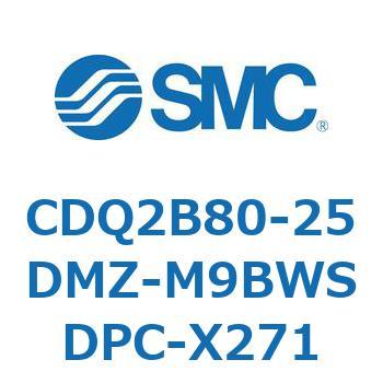薄形シリンダ CDQ2B80-25 SMC