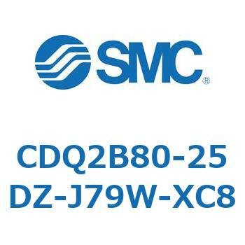 薄形シリンダ CDQ2B80-25 SMC