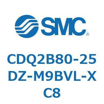 薄形シリンダ CDQ2B80-25 SMC