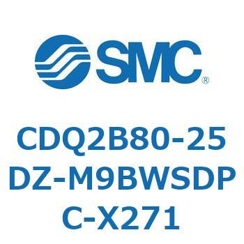 薄形シリンダ CDQ2B80-25 SMC