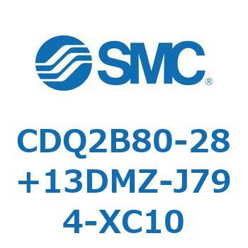 薄形シリンダ CDQ2B80-28 SMC