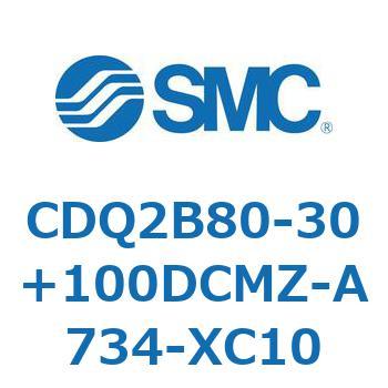 CDQ2B80-30+100DCMZ-A734-XC10 薄形シリンダ CDQ2B80-30 SMC 複動片ロッド 43,537円