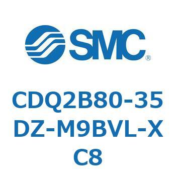 薄形シリンダ CDQ2B80-35 SMC
