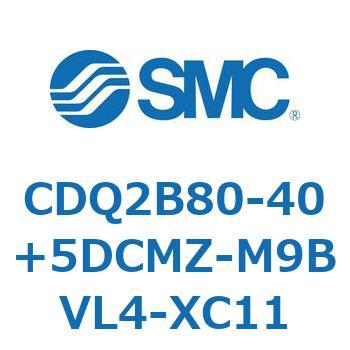 薄形シリンダ CDQ2B80-40 SMC