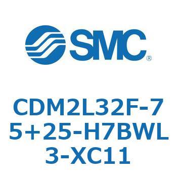 エアシリンダ/標準形：複動・片ロッド CDM2L32F SMC