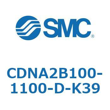 ロック付シリンダ/複動・片ロッド(オートスイッチ付) CDNA2B100 - SMC